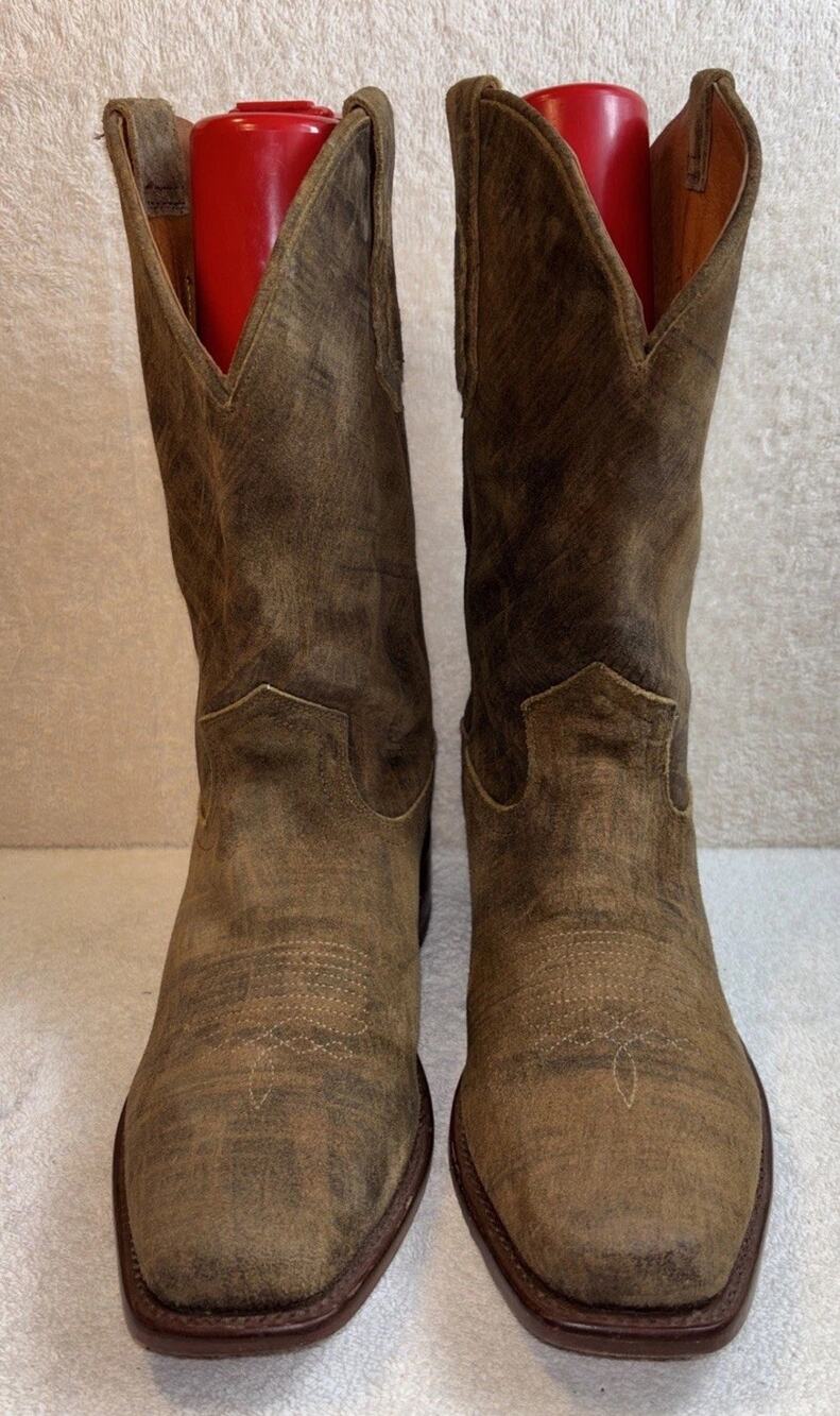 Moonshine Spirit Men's Gordon Roughout Western Boots - Square Toe Size 11 D